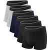 Marvmys Boxer Uomo Cotone Pacco da 2-6 Mutande Uomo Boxer Senza Etichetta Elasticizzato Traspirabilità Intimo Maschile