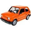 Generisch Modello auto compatibile con Fiat 126 arancione equivalente a Polski FIAT 126p 1972-2000 1/21 1:21 metallo modello auto Il cast nuovo in scatola