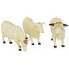 Britains Lot de Taureau et Vaches Charolaises, 3 pièces