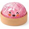 XMSHENG Glitter Dumpling Mistery Antistress 10cm Rosa Ravioli xxl con Scatola Dumplings