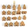 Waldfelsen® Personaggi per Carcassonne - 8 Meeple e 11 personaggi speciali per il gioco base, le 10 estensioni e i Minis 2 e 6 (colore bianco)
