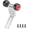 GPM Barra con cuscinetti in acciaio inox, spessore 1 mm, per Arrma 1/16 Mini Kraton 3S Speed Truck-ARA2508, rosso