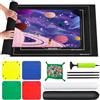VFANDV Puzzle Matte - Tappetino puzzle portatile da 1000 a 3000 pezzi, 100 x 140 cm (nero)