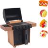 JOVYTH Barbecue in Miniatura per Casa delle Bambole, Accessorio Scala 1:20, 5,6x2,2x6cm, con Hot Dog, Giocattolo Realistico per Bambini