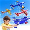 XINGGANG Aereo Polistirolo con Pistola Catapulta, Regalo Natale Aereo Giocattolo Aliante Aeroplano Schiuma per Bambini, Giochi Giardino Esterno All'aperto Interattivi Gioco Bimbi 3 4 5 6 7 8 9 10 Anni