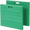 Relaxdays Tappetini per Le Ginocchia, Set 2 pz, Giardino, Yoga, Eva, Manici, HxLxP 3x35x30 cm, Verde