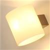 Toolight Applique da Parete Interno in Legno, Lampada da Parete Vintage Design E27, Applique da Parete Camera da Letto Soggiorno Scala Corridoio (Con lampadina 12W tri-colore 1pc)