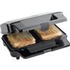 Bestron Grill a contatto 3in1, Rivestimento antiaderente, 900 W, Nero