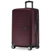 Hauptstadtkoffer Mitte - Valigia Media a Guscio Rigido, TSA, 4 Ruote, Bagaglio da Stiva con Espansione di Volume di 8 cm, 68 cm, 88 L, Bordeaux
