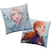 CTI Disney Home Frozen 2 Sisters - Cuscino quadrato, 40 x 40 cm