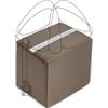 DGAZ Inserto per cuscino per borsetta, di lusso, in memory foam, adatto per picotin14/18/22/26/31 borse (grigio Etoupe, PC18)