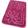 emmevi Tappeto Bagno Morbido Antiscivolo Assorbente Moderno Scendiletto MOD.Moorea 6 Set 3 Pezzi Porpora