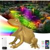 OSREE Luci per Laghetto Sommerse con Controllo APP, 6W Faretti per Laghetto IP68 Impermeabile, Luci per Laghetto con 12V Trasformatore e Timer per Fontana Giardino Cascate Marrone Sabbia