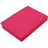 BASSETTI linea pop color lenzuolo coprimaterasso per sotto 100% cotone con ANGOLI ELASTICI CUCITI matrimoniale piazza mezzo singolo (K1 CICLAMINO, SINGOLO 90x200)