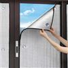 Gartenassistentin Pellicola Di Isolamento Termico in Foglio Di Alluminio,Kit Isolante per Pellicole Termica per Finestre,Tenda Isolamento Con Ventosa,Tende Oscuranti Protezione Della Privacy,Riutilizzabile