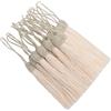 Hetuyon Nappe Seta per Segnalibro Fai Da Te: 20 pezzi di Piccoli Pendenti Fatti a Mano per Forniture per Progetti, Cucitura, Chiavi, Ghirlanda, Portachiavi, Borse, Creazione di Gioielli per Orecchini e