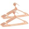 ABHENG 30 Pezzi Appendiabiti in metallo, antiruggine, salvaspazio, robusto, cromato, Scanalature Antiscivolo, Forte e Resistente, 42 x 0,3 x 21 cm (L x B x H), Oro Rosa, AIY0330R