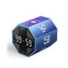 Ticktime Pomodoro Timer Cube, Auto 25/5 & Custom Pomodoro, 3/5/10/15/30/45/60 Min Presets, Custom Timer, Cronometro, Magnetica, Ricaricabile, Silenzioso, Vibrazione E Suono Per ADHD Compito, Blu