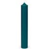 Bütic GmbH Candele a bastone colorate 180mm x Ø 22mm - Candele altamente pulite, durata di combustione 8h, inodore, a basso contenuto di fuliggine con combustione senza residui, colore: blu oceano
