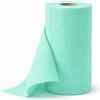 Terryshop74® Rotolo Panni in Microfibra 30x30 cm Pretagliati - 30 Panni Riutilizzabili e Lavabili, Super Assorbenti Multiuso per Pulizia Casa, Cucina, Vetri, Bagno e Auto - Colori misti (Verde acqua)
