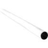 bricoleva.it - Tubo Armadio Resistente, Tubo per Appendiabiti, Barra Appendiabiti per Guardaroba e Cabine Armadio (Tondo - 90cm, Bianco)