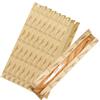 XZJMY Confezione da 50 sacchetti per pane in carta kraft per baguette, 58,4 x 10,2 x 4,1 cm, con finestra frontale trasparente e 64 adesivi trasparenti per pane fatto in casa, pane francese (trigo)