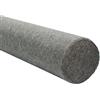 Generico Cervicale Rotolo Cilindro Cuscino con Chiusura,15×40/20×90/20×100/20×120cm Cuscino Cilindrico Lungo per Letto,Cilindrico,per Divano e Letto,per Supporto Corpo e Yoga(grigio scuro,15x50cm)