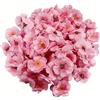 Rikyo 100 fiori di ciliegio in seta artificiale, fiori di prugna,fiori di pesco, riempitivi per vasi, corsetti, pareti della stanza dei bambini, arco, ghirlanda di decorazioni per torte (rosa)