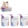 Generico For Sottovuoto 3D Senza Pompa- 3 Pezzi No Pump Vacuum Storage Bags,Busta Pressata E Sigillata,Borsa Per Aspirapolvere Riutilizzabile Addensata Per Vestiti, Piumini