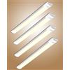 Bellanny Tubo Plafoniera LED 115cm, 40W Lineare LED Luminaire 4800LM Lampada da soffitto 3000K Bianco caldo Moderna Neon LED Sottopensile per Ufficio Garage Officina Giardino Barra Magazzino, 4pack