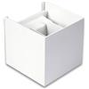 Vetrine inrete Vetrineinrete® Applique da parete LED COB 12 watt per esterno impermeabile IP55 luce naturale 4000k lampada per terrazzo e giardino doppia emissione luminosa UP & DOWN (Bianco) N15