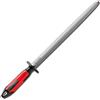 DICK - Affilacoltelli in acciaio, 30 cm, colore: Rosso/Nero
