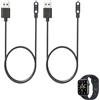 Fadnhys 2 caricabatterie per orologio connesso, cavi caricabatterie magnetici per orologio connesso, 2 pin, 4 mm, cavo USB di ricarica rapida, compatibile con Smartwatch Sport Haylou LS05 LS05S IMILAB