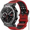 CHULN Silicone Cinturino Compatibile con Amazfit T-Rex 3, Ajustable Sportivo Cinturino per Amazfit T-Rex 3.(No host)