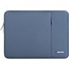 MOSISO 14 pollici Custodia Laptop, 14 pollici Borsa PC Compatibile con HP Lenovo Dell ASUS Acer, HP Stream, Dell Latitude, Lenovo IdeaPad, Poliestere Manica Verticale con Tasca, Acciaio Blu
