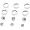 Wiki VALLEY Set di 12 gommini per auricolari Galaxy Buds Plus SM-R175, antiscivolo, di ricambio, in silicone, per Samsung Galaxy Buds 2019 SM-R170, colore: bianco