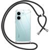 Pnakqil Cover per Xiaomi Poco X8 Pro 5G con Cordino, Trasparente Custodia con Laccio Tracolla Cellulare Girocollo Collana Protettiva per Xiaomi Poco X8 Pro 6,59, Nero