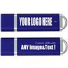 MEINAMI Chiavetta USB Personalizzata 16GB con il tuo Logo, Testo Penna USB Promozionali 50 Pezzi Blu Navy