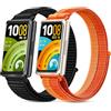 CHULN 2 Pezzis Cinturino in Nylon per Huawei Band 11/Huawei Band 11 Pro, Regolabile Sportiva Cinturino di Ricambio per Smartwatch.