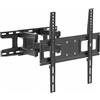 YASTA Supporto Tv Parete Staffa TV da 26-55 Pollici Braccio Supporto Monitor Muro Orientabile Peso Max Supportato 35 KG 2 snodi