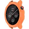 BoLuo Silicone Cover compatibile con Huami Amazfit GTR 4 Custodia, Morbida TPU Protettivo Case Skins Copertura Resistente Shell, Watch Shell per Huami Amazfit GTR 4 /Amazfit GTR 4 Pro Watch (Orange)