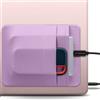 Afterplug Custodia Adesiva 2 Tasche per Disco Fisso per Laptop, Porta Oggetti Adesivo Riutilizzabile per SSD Esterno Portatile, HDD, Mouse Sottile e Cavi (Grande - Compatibile con SSD e Dischi 2,5)