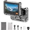 VILTROX DC-X3 Touchscreen Camera Monitor Kit con gabbia Rig, 2000 nits 4K SDI HDMI in/Out Video Field Monitor Kit con cappuccio parasole, 3D LUT, Waveform, Istogramma e Strumenti Vectorscope, Nero