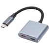 LICAEVEY Occhiali da USB C a AR e Adattatore di Ricarica per Steam Deck, Ricarica Rapida PD da 100 W, Convertitore di Tipo C per Occhiali, Telefoni e Laptop XREAL RayNeo