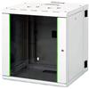 DIGITUS Armadio di rete - Rack da 19 pollici - 12U - 600 mm x 600 mm (LxP) - Profondità utile 440 mm - Montaggio a parete - Telaio posteriore orientabile - Portata 100 kg - Serie Unique - Grigio