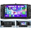 Inefala [4G+64G]Inefala Android 15 Autoradio per Toyota Corolla E120 2000-2006 con Wireless Carplay Android Auto, 9 Pollici Touchscreen Stereo Auto Bluetooth con Navi GPS WiFi RDS/FM SWC Retrocamera Mic