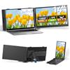 DZVW Estensore dello schermo del computer portatile 14 pollici, FHD 1080P Monitor portatile per laptop, monitor della luce Extender Plug&Play, display IPS Monitor del computer per laptop 13-17 pollici