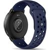 FayToon 22mm Cinturino per Amazfit Bip 6/5 Unity Silicone - Blu scuro