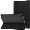 MoKo Cover compatibile con New iPad Mini (5a generazione) 7.9 2019/iPad Mini 4 2015, ultra sottile e leggera, semi-trasparente, coperchio intelligente con sveglia/sonno automatico, nero
