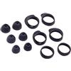 Wiki VALLEY Set di 12 gommini per auricolari Galaxy Buds Plus SM-R175, antiscivolo, di ricambio, in silicone, per Samsung Galaxy Buds 2019 SM-R170, colore nero